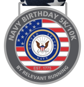 Navy Birthday "Live Virtual" 5k/10k home