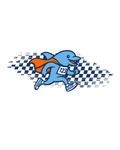 Dolphin Dash Trail 5k and Fun Run 2025 logo