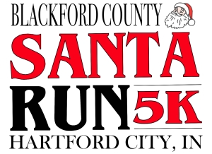 Blackford County Santa Run 2025 logo
