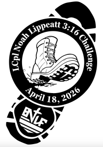 Lance Corporal Noah Lippeatt 3:16 Challenge logo