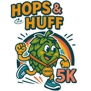 Hops & Huffs 5K logo
