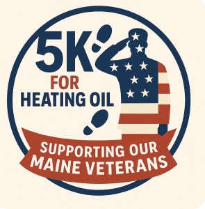 5K for heating oil supporting the Maine Veterans Project home