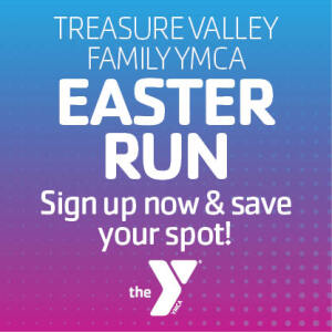 The YMCA Easter Run logo
