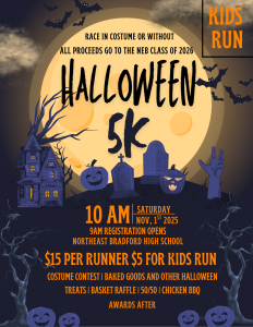 NEB Class of 2026 Halloween 5K home