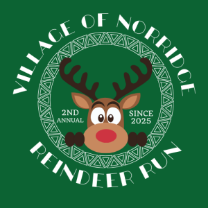 The Village of Norridge 5K Reindeer Run and Kids Dash logo
