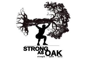 Strong As Oak / Varsity Rush Trail 5K or Trail 10K logo