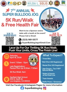 7th Annual Super Bulldog Jog 5K Run/Walk logo
