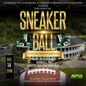 National Playmakers Academy 2nd Annual Sneaker Ball and Scholarship Fundraiser home