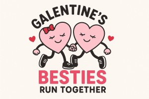 Galentine’s Run: Besties Run Together Presented by Run Club Girls logo