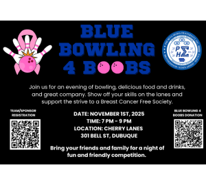 Blue Bowling 4 Boobs-Dubuque home