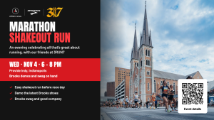Athletic Annex X 3RUN7 Marathon Shakeout Run! logo