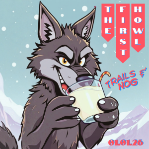 The First Howl: Trails & Nog logo