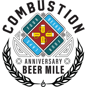 Combustion Anniversary Beer Mile home