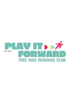 Play It Forward Winter Running Clinics logo