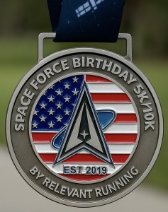 Space Force Birthday "Live Virtual" 5k/10k home