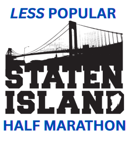 The LESS Popular Staten Island Half Marathon! logo