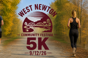 West Newton River Festival 5k logo