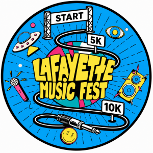 Lafayette Music Fest -5K - 10K logo
