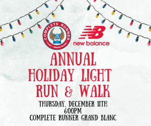 Complete Runner x New Balance Holiday Light Run and Walk