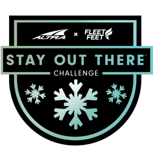 Altra Stay Out There Challenge Shake Out Run logo