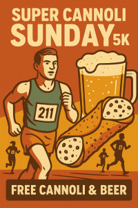 Super Cannoli Sunday 5K logo