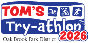 Tom's Try-athlon Oak Brook Park District logo