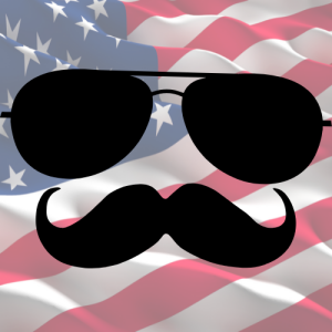 Mullets & Mustaches Run logo