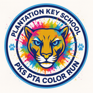 PKS PTA Family Color Run logo