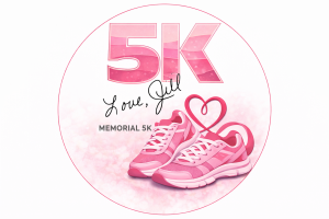 "Love, Jill" Memorial 5k and 1 Mile Walk logo