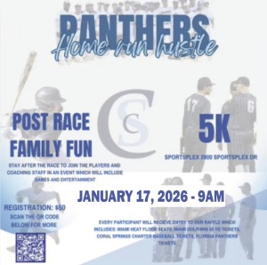 2nd Annual Panthers Home Run Hustle 5K logo