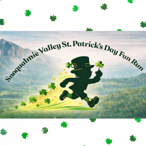 Snoqualmie Valley St. Patrick's Day Fun Run logo