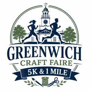 Greenwich Craft Faire 5k and 1 Mile Race logo