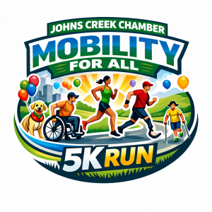 Johns Creek Chamber Mobility for All 5K Sponsored by Boston Scientific & AGAPE Family logo