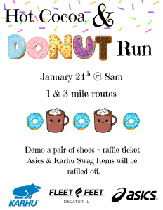 Hot Cocoa & Donut Run logo