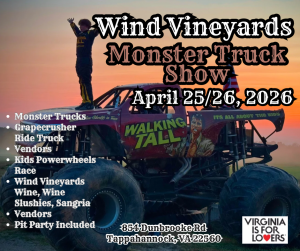 Wind Farms & Vineyards Bud Break Festival & Monster Truck Show! homepage