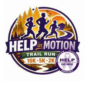 HELP in Motion Trail Run logo