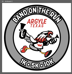 Argyle Band on the Run logo