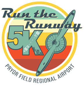 Run the Runway: Pryor Field 5k logo