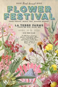La Terre Farms Flower Festival 5K & 1-Mile Fun Run logo