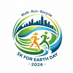 5k for Earth Day logo