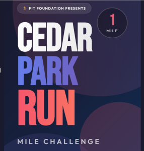 Cedar Park Run Mile Challenge (Spring Edition) logo