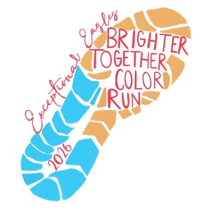 Brighter Together Color Run logo