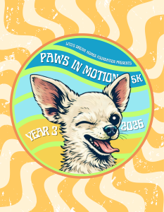 Paws in Motion 5k 2026 logo