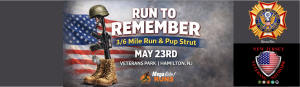 RUN TO REMEMBER 3/6 MILER & PUP STRUT logo