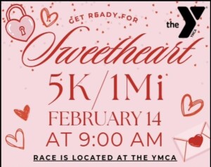 Sweetheart Run - Neosho YMCA 5k logo