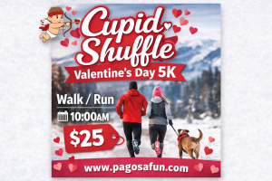 Cupid Shuffle Valentine's Day 5k logo