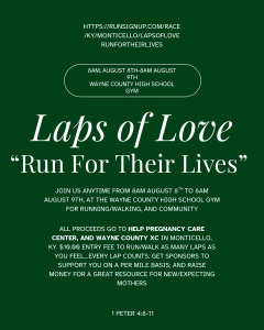 Laps of Love: Run For Their Lives 2026 home
