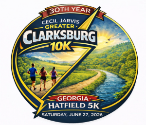Cecil Jarvis Greater Clarksburg 10K logo