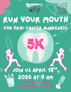 Run Your Mouth - Oral Cancer Awareness 5k logo