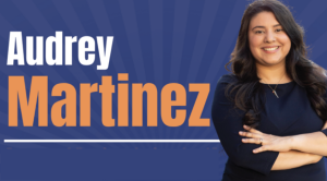 Audrey Martinez Racing for the Bench 5K logo